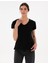 Kadın Siyah Regular Fit Tişört 50301452-VR046 1