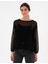 Kadın Siyah Oversize Kazak 50305604-VR046 1