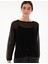 Kadın Siyah Oversize Kazak 50305604-VR046 3
