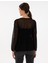 Kadın Siyah Oversize Kazak 50305604-VR046 5