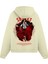Shanks Baskılı Krem Unisex Oversize Fit Pamuklu Kapüşonlu Sweatshirt 1
