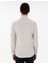 Erkek Bej Slim Fit Çizgili Uzun Kollu Gömlek 50301583-VR011 5
