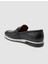 Deri Siyah Erkek Loafer 5