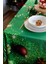 Klasik Yılbaşı Desenli Sıvı Geçirmez,leke Tutmaz,özel Kumaş Tasarımlı Masa Örtüsü 145 x 225 1
