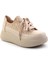Bej Baskı Detaylı Kadın Sneaker K01179001010 2