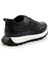 Siyah Deri Erkek Sneaker E01034222403 4