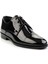 Siyah Rugan Deri Erkek Klasik Ayakkabı E01401702808 2