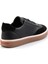 Siyah Deri Erkek Sneaker E01728358003 4