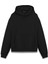 Ace Baskılı Siyah Unisex Oversize Fit Pamuklu Kapüşonlu Sweatshirt 2