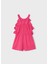 04-10 Yaş Kız Çocuk Pembe Örme Tulum - Pembe 2