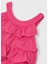 04-10 Yaş Kız Çocuk Pembe Örme Tulum - Pembe 3