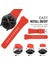 Amazfit Gtr 3 - Amazfit Gtr 3 Pro Tokalı Çapraz Çizgili Silikon Kordon 22MM 3