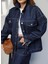 Oversize Cep Detay Denim Ceket 2