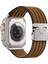 Watch 49MM Kordon Örgü Tasarım Hasır Kordon Naylon Elastik Esnek Metal Toka 1