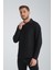 %100 Pamuklu Erkek Gömlek Yaka Sweatshirt 2
