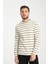 %100 Pamuk Uzun Kollu Çizgili Erkek Sweatshirt 2