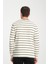%100 Pamuk Uzun Kollu Çizgili Erkek Sweatshirt 4