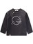 Reglan Kol Nakışlı Sweatshirt 1-5 Yaş Antrasit 1