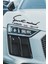 Volkswagen Eos Sport Mind Far Dekor Sticker Siyah Zemin Kırmızı Yazı Şeritli Araç Aksesuarı Eos Yazılı 3