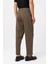 Haki Yüksek Bel Straight Fit Erkek Pantolon 4