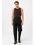 Siyah Straight Fit Erkek Pantolon 2