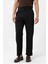 Siyah Straight Fit Erkek Pantolon 3