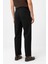 Siyah Straight Fit Erkek Pantolon 5
