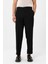 Siyah Yüksek Bel Straight Fit Erkek Pantolon 1