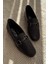 Suits Siyah Hakiki Deri Loafer 4