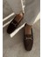 Suits Kahverengi Hakiki Deri Loafer 3