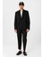 Siyah Relax Fit Erkek Blazer Ceket 3