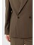 Haki Relax Fit Kruvaze Kapama Erkek Teknik Blazer Ceket 4
