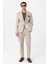 Bej Slim Fit Comfort Erkek Takım 1
