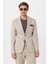 Bej Slim Fit Comfort Erkek Takım 3