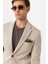 Bej Slim Fit Comfort Erkek Takım 4