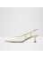 Maxına Ayakkabı Orta Boy Topuklu - Ekru 3