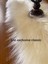 Runner Krem Kürklü Peluş Masa Örtüsü Şık Dekoratif Lüks Elegant Modern Dekoratif Runner 4