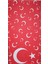 Ay Yıldız Desenli Kırmızı Boyunluk Baf Bandana 4