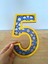 5 Yaş Doğum Günü Masa Dekoru ( Fenerbahçe Temalı Sarı-Lacivert) 4