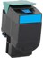 Lexmark Uyumlu CX310-CX410-CX510-80C8SC0 Mavi Muadil Toner 2000 Sayfa 1