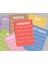 Sürekli Zamansız Takvim, 12 Aylık Tarihsiz Takvim, Aylık Planlayıcı Takvim, A4, Rengarenk Gökkuşağı Renkleri, Undated Monthly Wall Planner, Wall Calendar, Perpetual Calendar 3