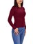 Kadın Düz Renk Vücuda Oturan Uzun Kollu Sweatshirt BGL-ST04209 3