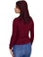 Kadın Düz Renk Vücuda Oturan Uzun Kollu Sweatshirt BGL-ST04209 4