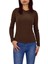 Kadın Düz Renk Vücuda Oturan Uzun Kollu Sweatshirt BGL-ST04209 1