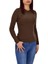 Kadın Düz Renk Vücuda Oturan Uzun Kollu Sweatshirt BGL-ST04209 3