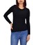 Kadın Düz Renk Vücuda Oturan Uzun Kollu Sweatshirt BGL-ST04296 1