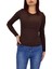 Kadın Düz Renk Vücuda Oturan Uzun Kollu Sweatshirt BGL-ST04296 1