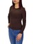 Kadın Düz Renk Vücuda Oturan Uzun Kollu Sweatshirt BGL-ST04296 2