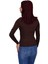 Kadın Düz Renk Vücuda Oturan Uzun Kollu Sweatshirt BGL-ST04296 4