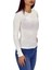 Kadın Düz Renk Vücuda Oturan Uzun Kollu Sweatshirt BGL-ST04296 3